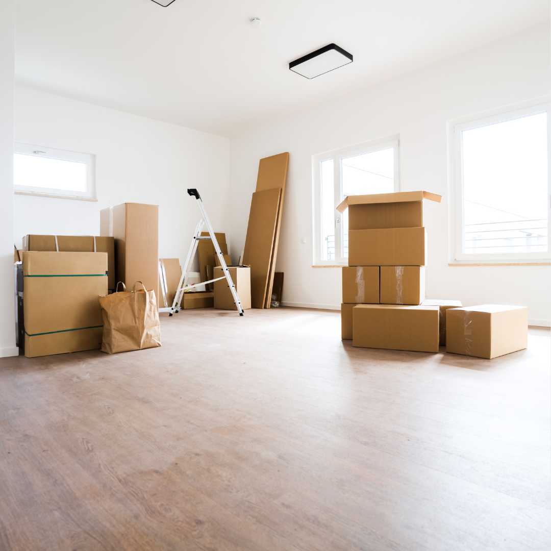 Grey Modern Home Before After Instagram Post